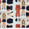 Navy Scout Paper Doll in Blue (cd17344-blue) | Sew America | J Wecker Frisch | Riley Blake